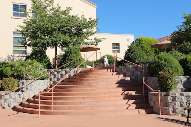 Courtyard steps